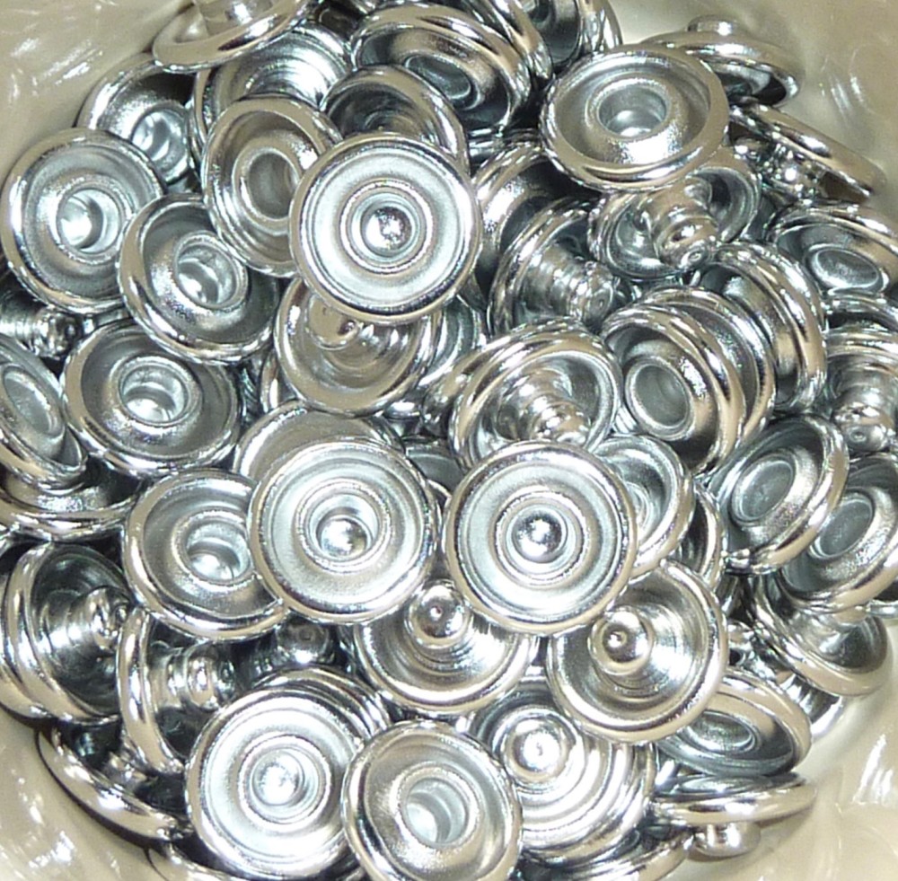 10mm KAM Open Ring Metal Snaps SINGLE PARTS